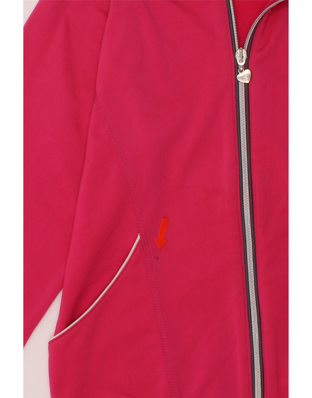 CHAMPION Girls Tracksuit Top Jacket 11-12 Years Large Pink Polyester Vintage Champion and Second-Hand Champion from Messina Hembry 