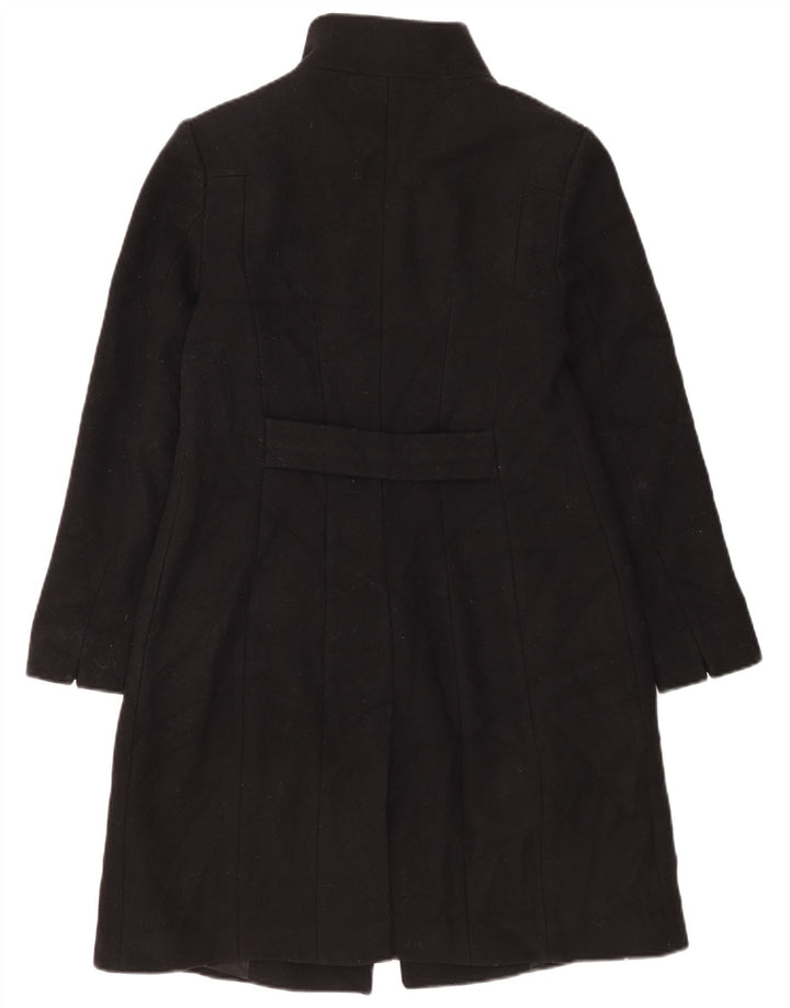 Женское пальто Reiss UK 10, маленькое, черное, шерстяное