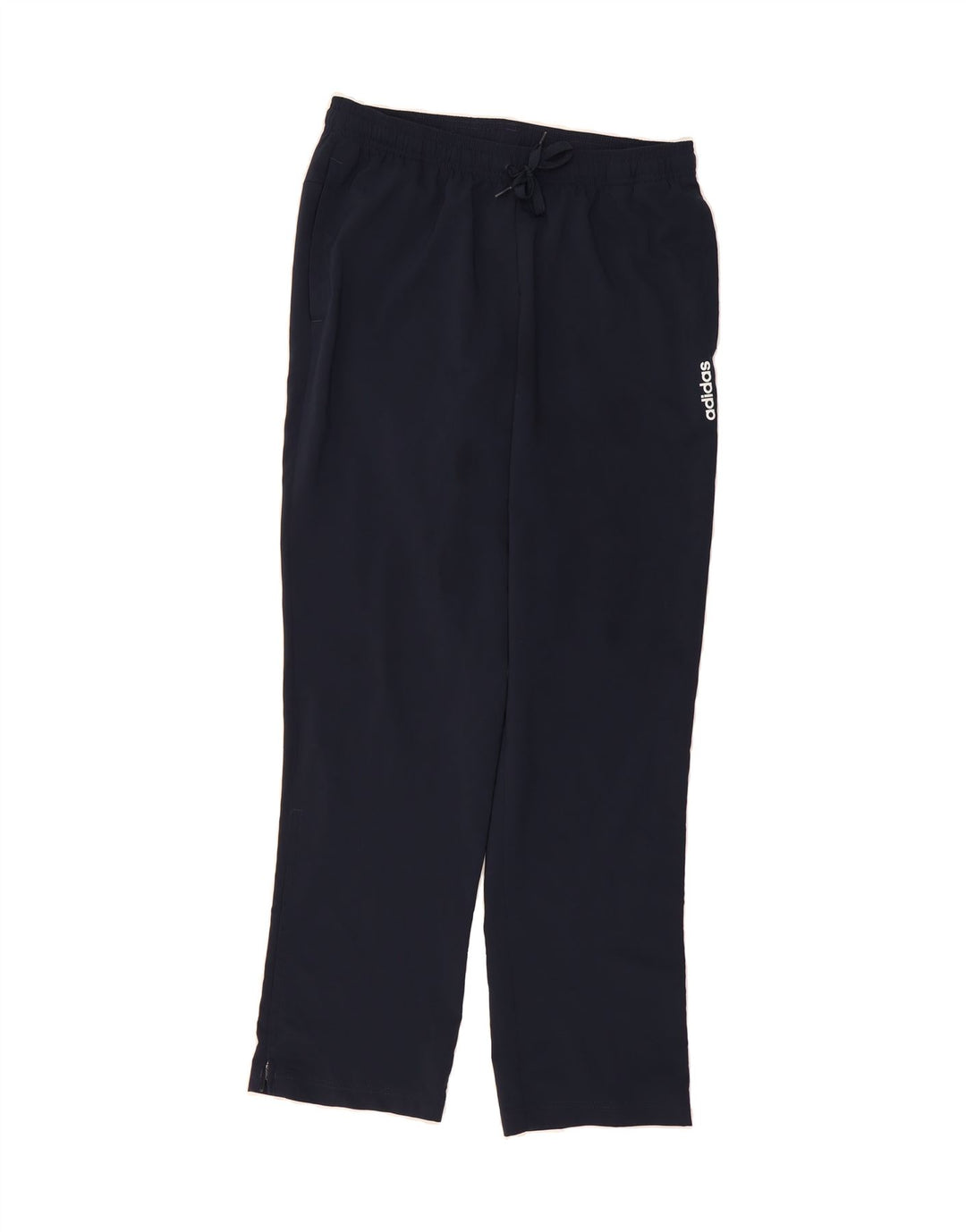 ADIDAS Mens Tracksuit Trousers Large Navy Blue Polyester Vintage Adidas and Second-Hand Adidas from Messina Hembry 