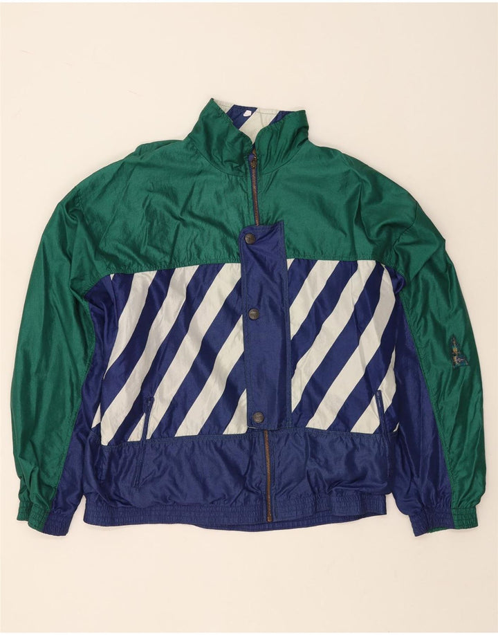 Женский спортивный костюм ATHLETA с графическим рисунком, верхняя куртка, Великобритания, 22, 3XL, зеленый, с цветными блоками