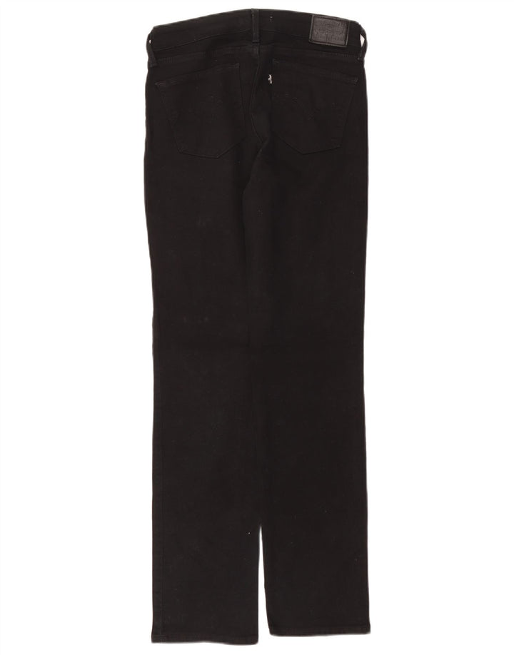 Женские прямые джинсы Levi's 714 W26 L30, черный хлопок