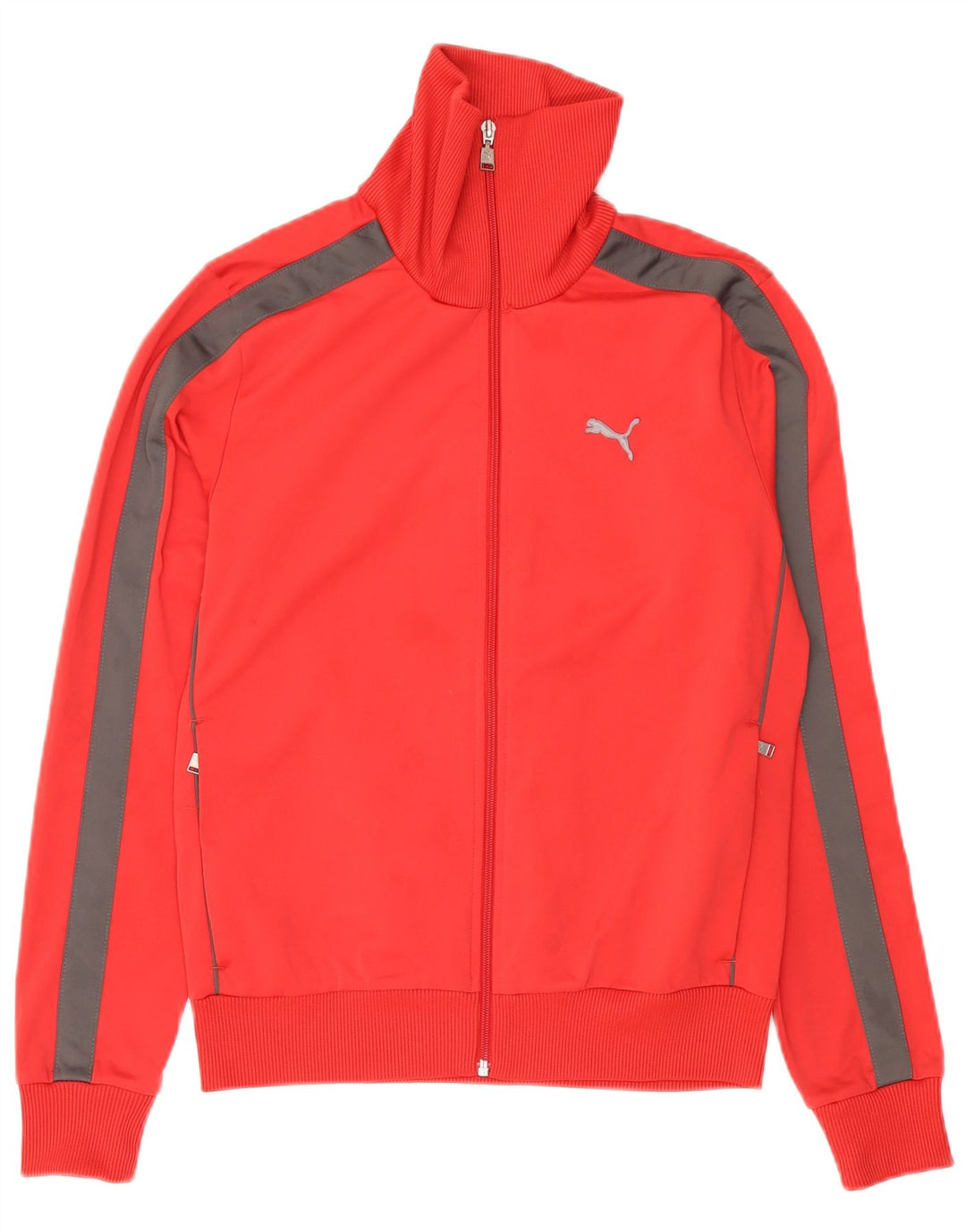 Мужской спортивный костюм Puma, верхняя куртка, маленький красный полиэстер с цветными блоками