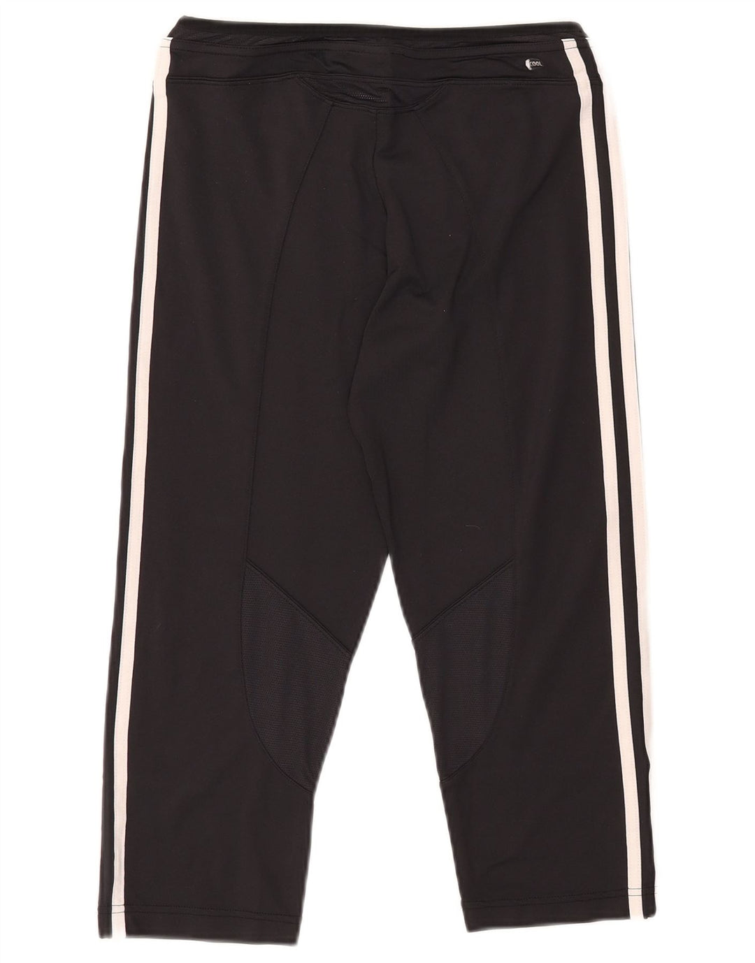 Женские спортивные брюки-капри ADIDAS Clima 365 UK 16, большие черные нейлоновые брюки