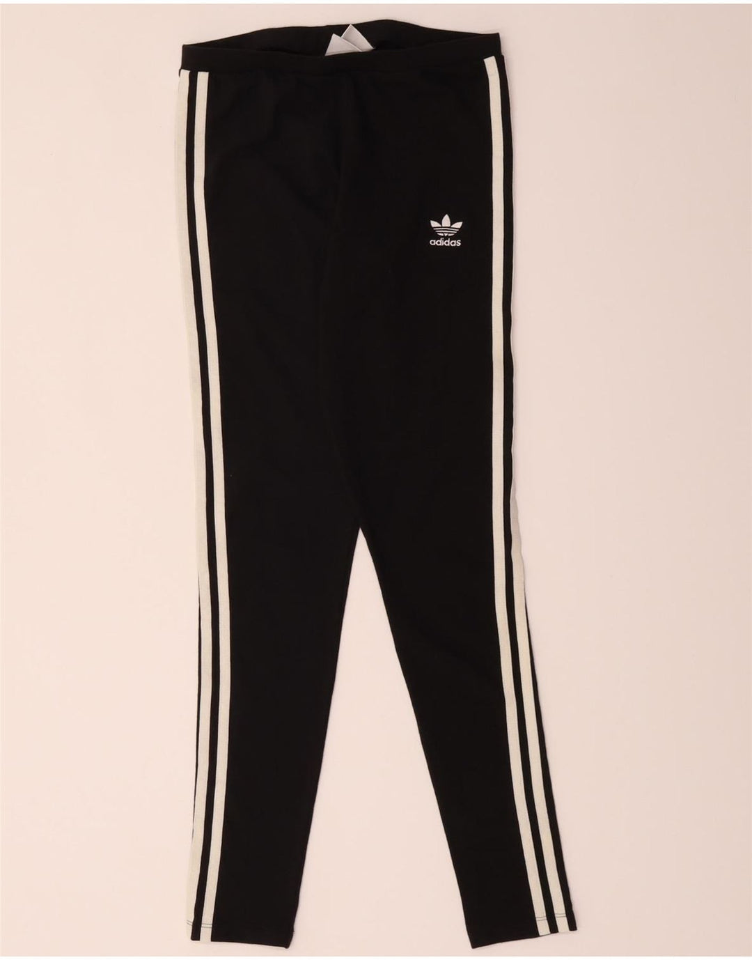 Женские леггинсы Adidas UK 10, маленькие черные хлопковые