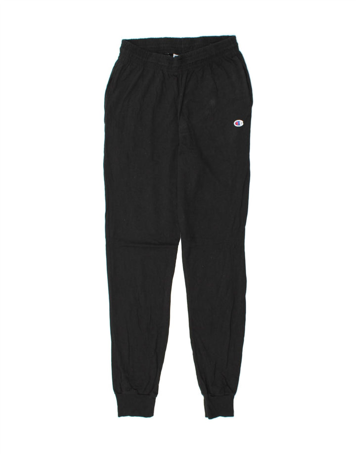 CHAMPION Mens Tracksuit Trousers Joggers Small  Black Cotton Vintage Champion and Second-Hand Champion from Messina Hembry 
