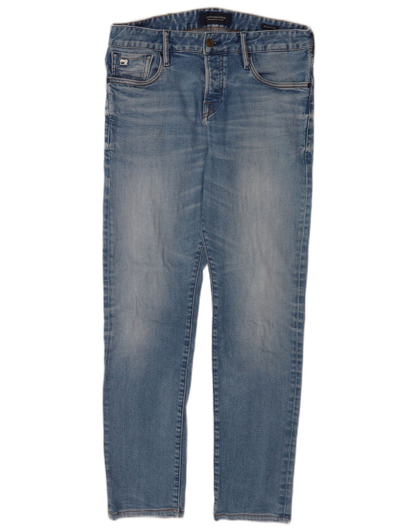 Мужские зауженные джинсы Scotch & Soda Ralston W31 L29, синий хлопок
