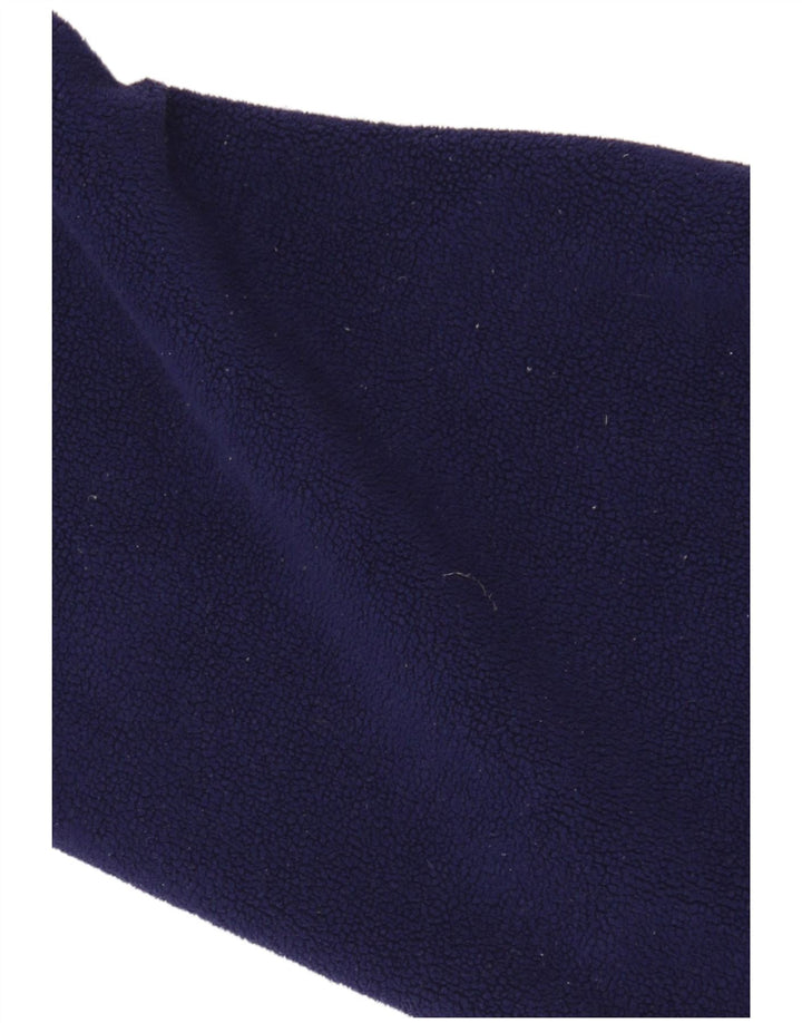 Мужской флисовый джемпер Adidas с графическим рисунком на молнии, большой темно-синий, полиэстер