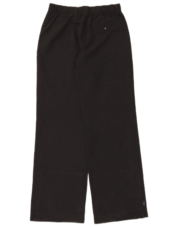 Женские длинные широкие брюки Adidas UK 10 Small W30 L34 Черные спортивные