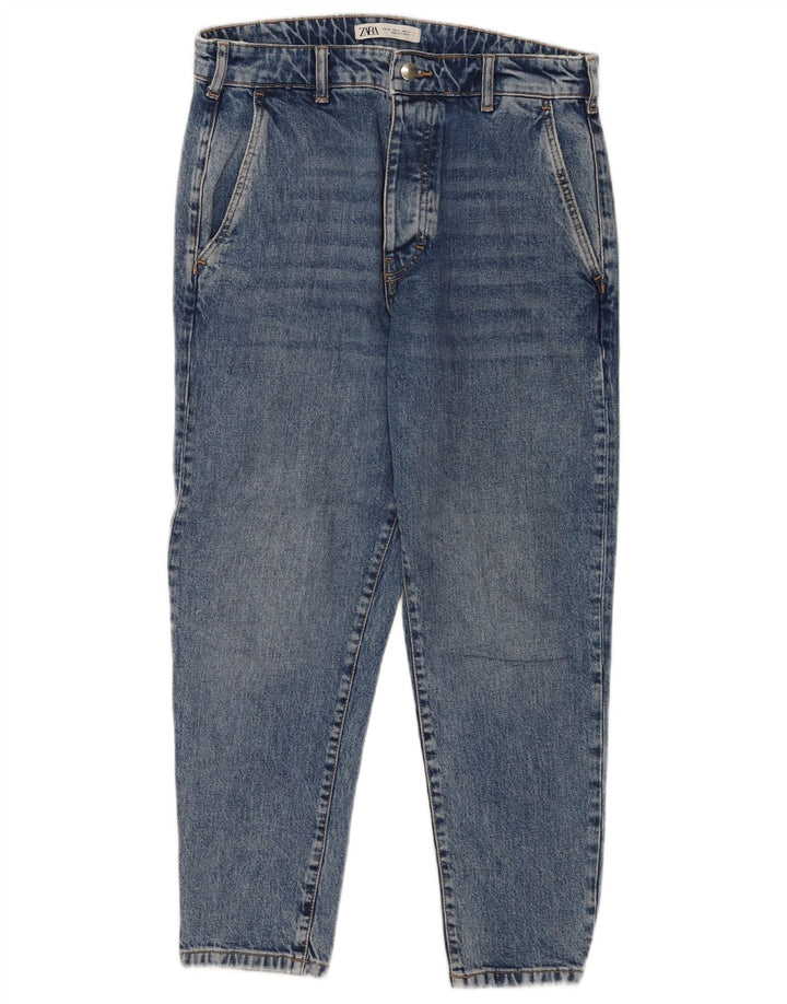 Мужские укороченные зауженные джинсы Zara EU 40 Medium W31 L25 Синие