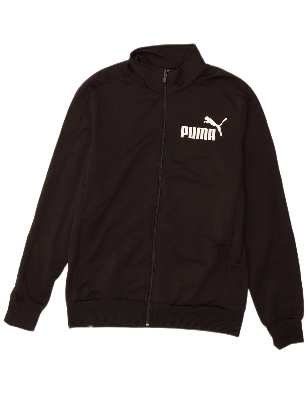 Мужской спортивный костюм PUMA с графическим принтом, верхняя куртка, средний черный полиэстер