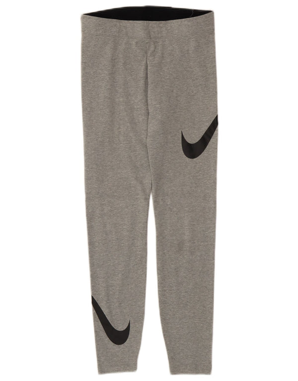 Женские леггинсы с рисунком Nike UK 8, маленькие серые