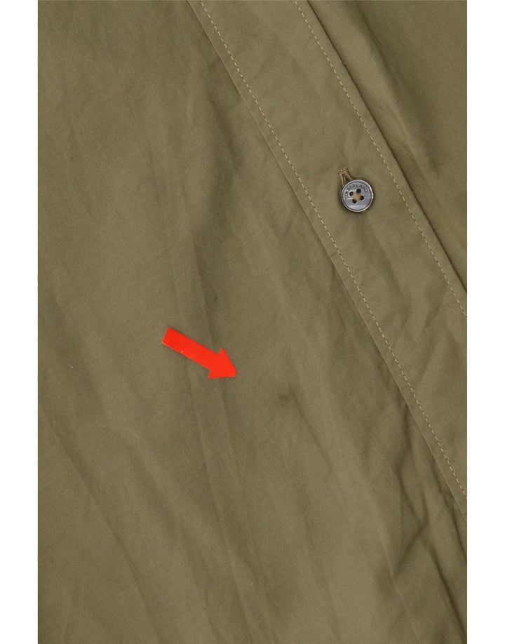 Мужская рубашка стандартного кроя Timberland 2XL, хлопок цвета хаки