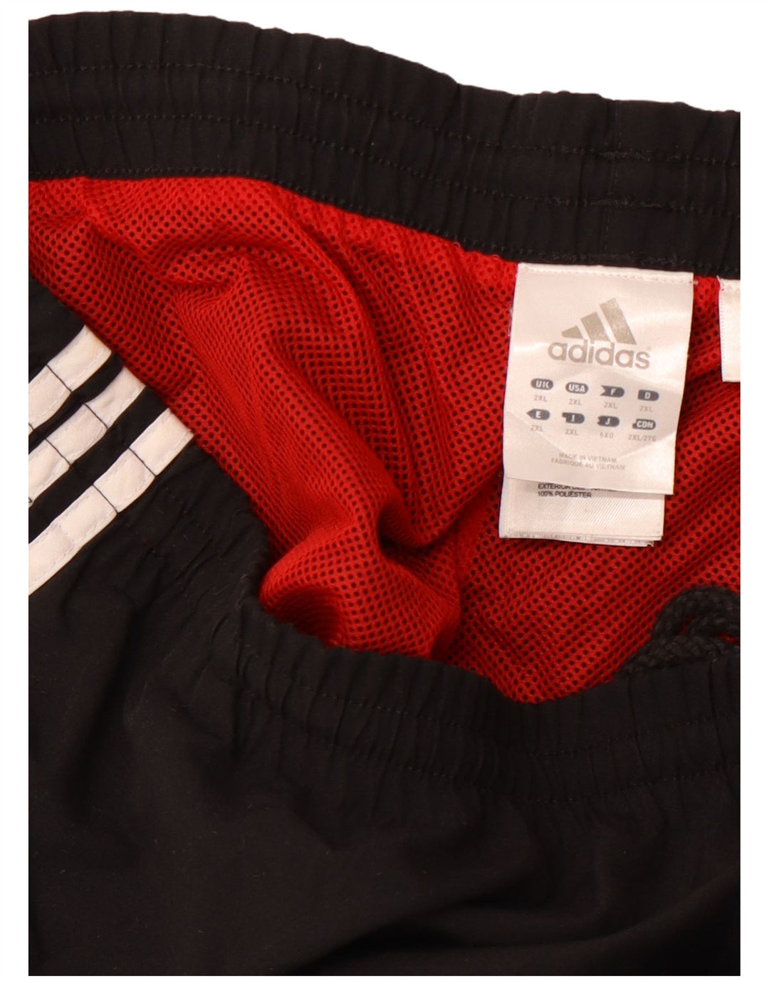 Мужские спортивные брюки ADIDAS 2XL, черный полиэстер