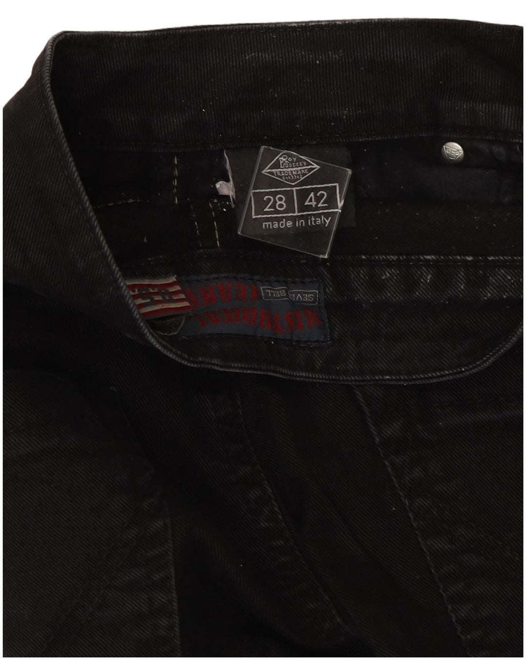 Женские зауженные джинсы Roy Rogers Seven Bell W28 L33 черные