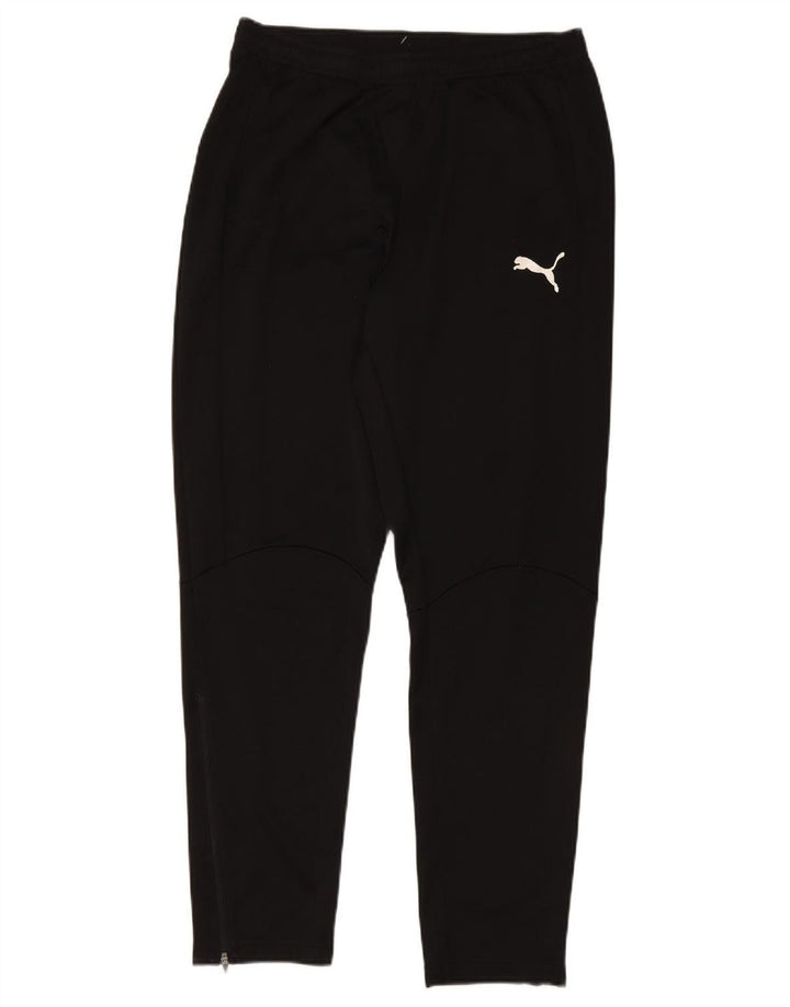 PUMA Mens Tracksuit Trousers Large  Black Polyester