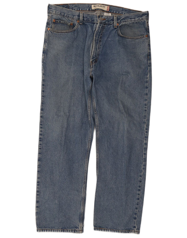 Мужские прямые джинсы Levi's 505 стандартного кроя W38 L30 синие, хлопок