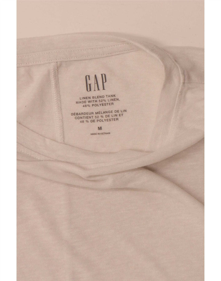 Женский жилет Gap UK 14, средний белый лен