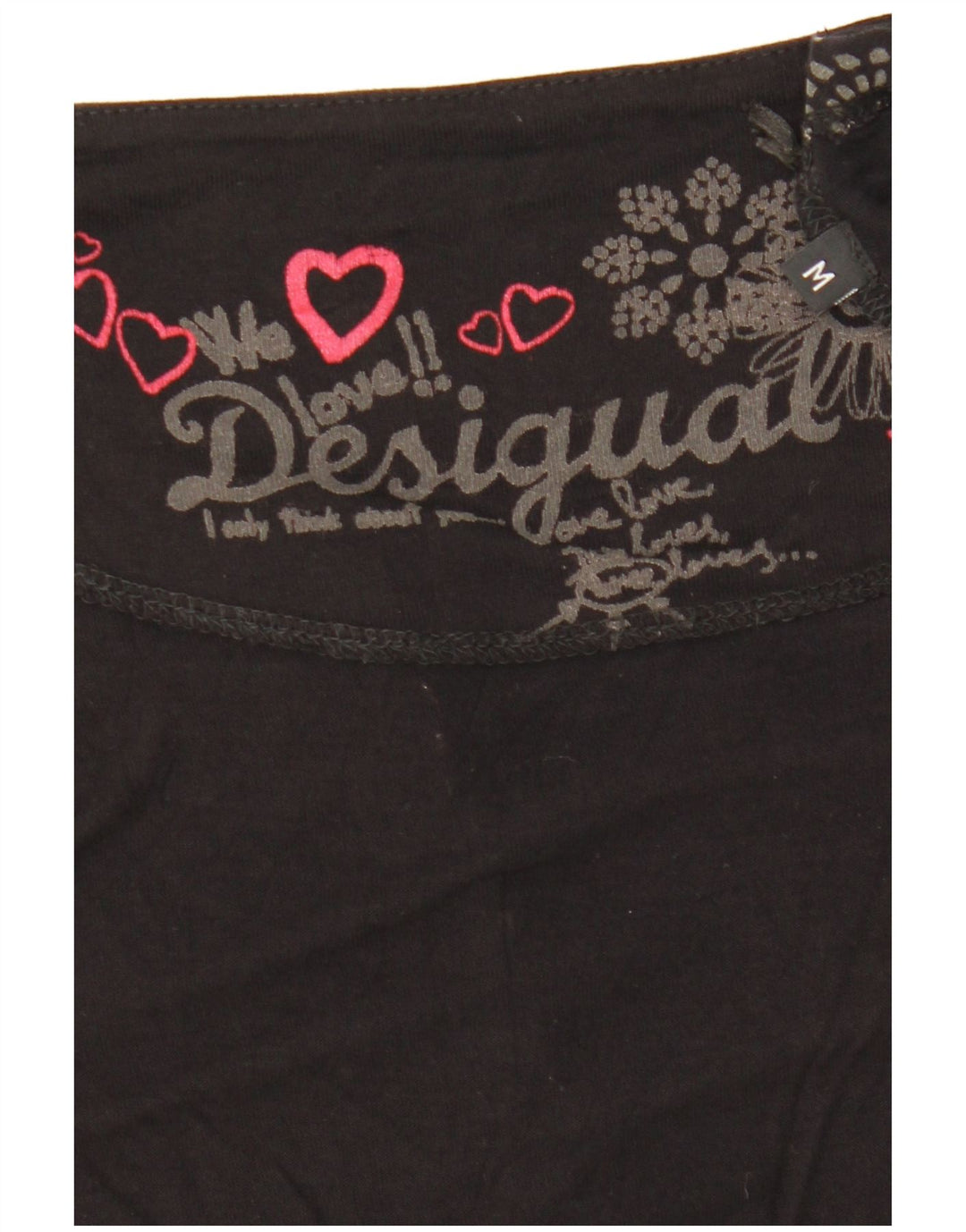 Женская блузка оверсайз с рисунком Desigual UK 14, средний черный с геометрическим узором