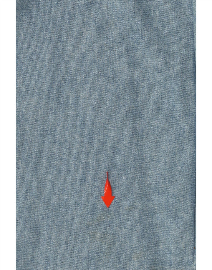 CARRERA Мужская джинсовая рубашка без рукавов, размер 43/44 XL, синяя, хлопок