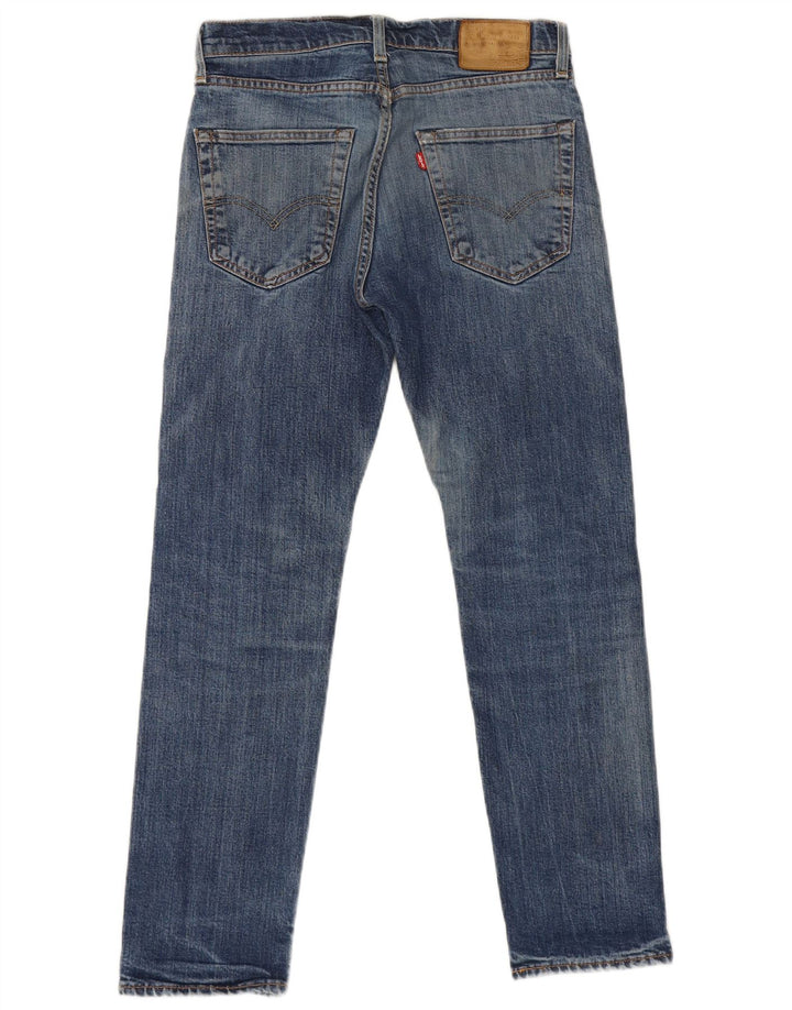 Мужские потертые прямые джинсы Levi's W30 L30, синий хлопок