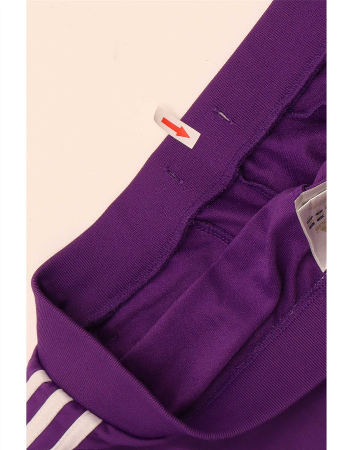 Женские спортивные брюки Adidas UK 8/10, маленький фиолетовый, полиэстер
