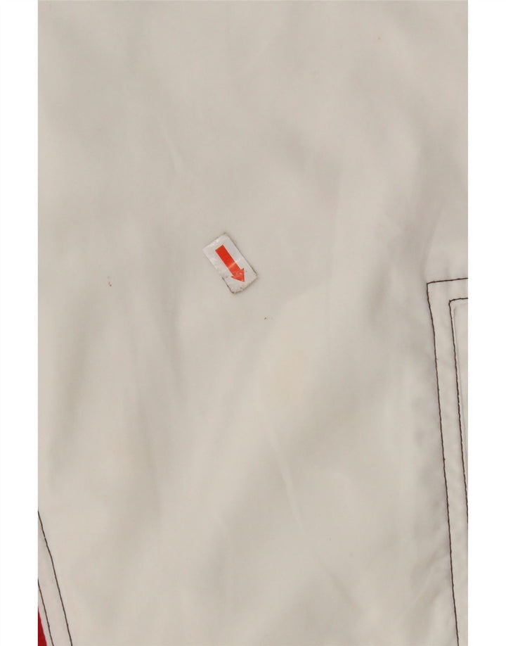 Мужской спортивный костюм LOTTO, верхняя куртка, Великобритания, 36/38, маленький белый, полиэстер с цветными блоками