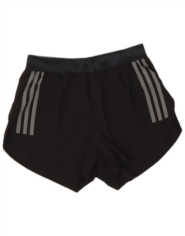 Женские спортивные шорты Adidas Climalite UK 8, маленькие черные из полиэстера