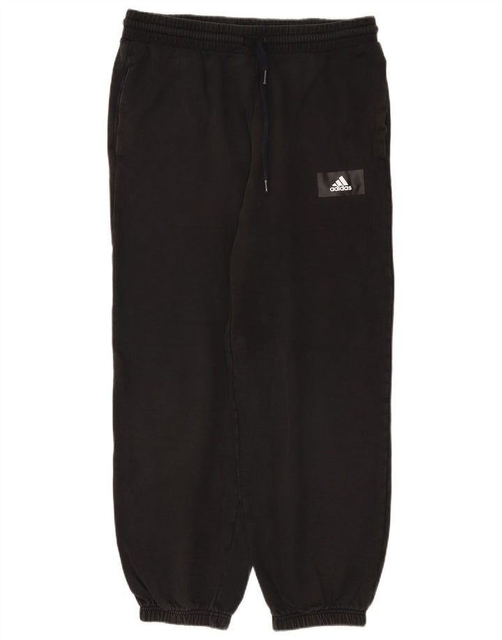Мужские спортивные брюки Adidas Joggers среднего черного цвета из хлопка