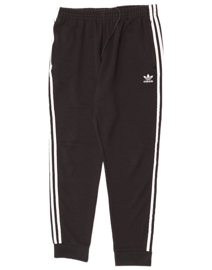 Adidas Мужские спортивные брюки Джоггеры Большой черный полиэстер