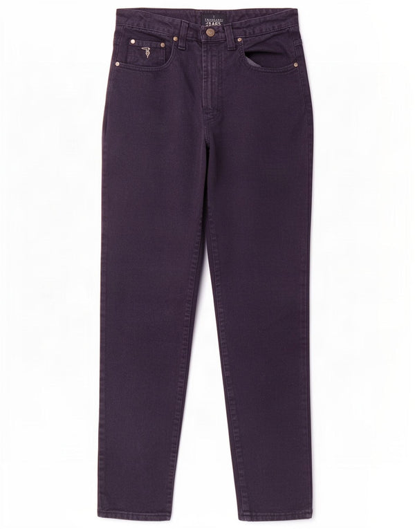 Женские зауженные джинсы Trussardi с высокой талией IT 45 Medium W31 L31 Темно-синие