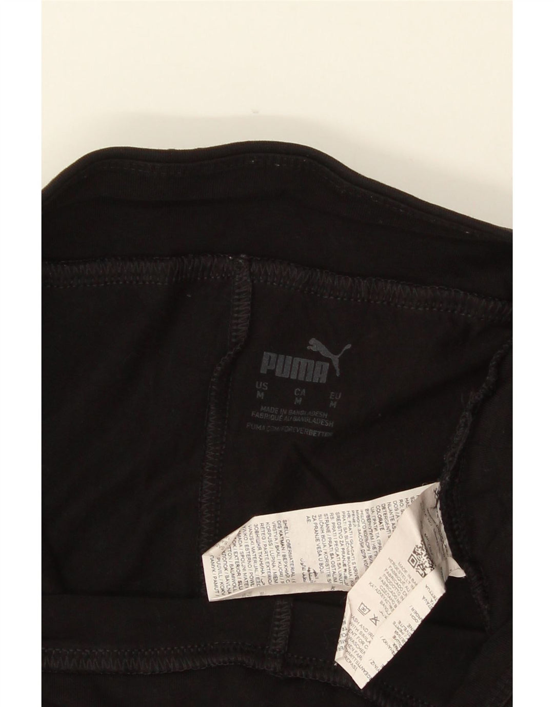 Женские леггинсы с рисунком PUMA UK 12, средний черный хлопок, черный