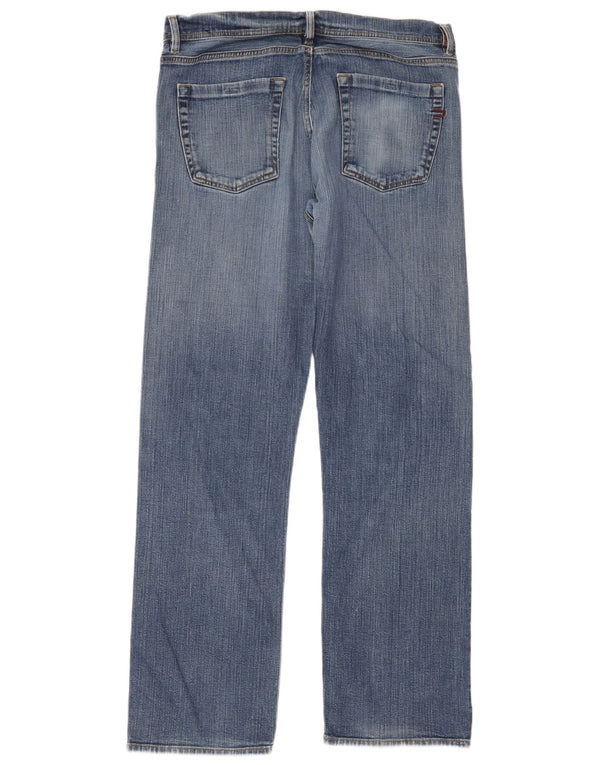 Мужские прямые джинсы Diesel W36 L32 синие, хлопок