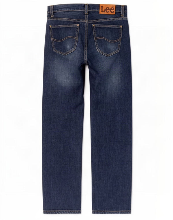 Мужские прямые джинсы Lee W29 L32 темно-синие, хлопок