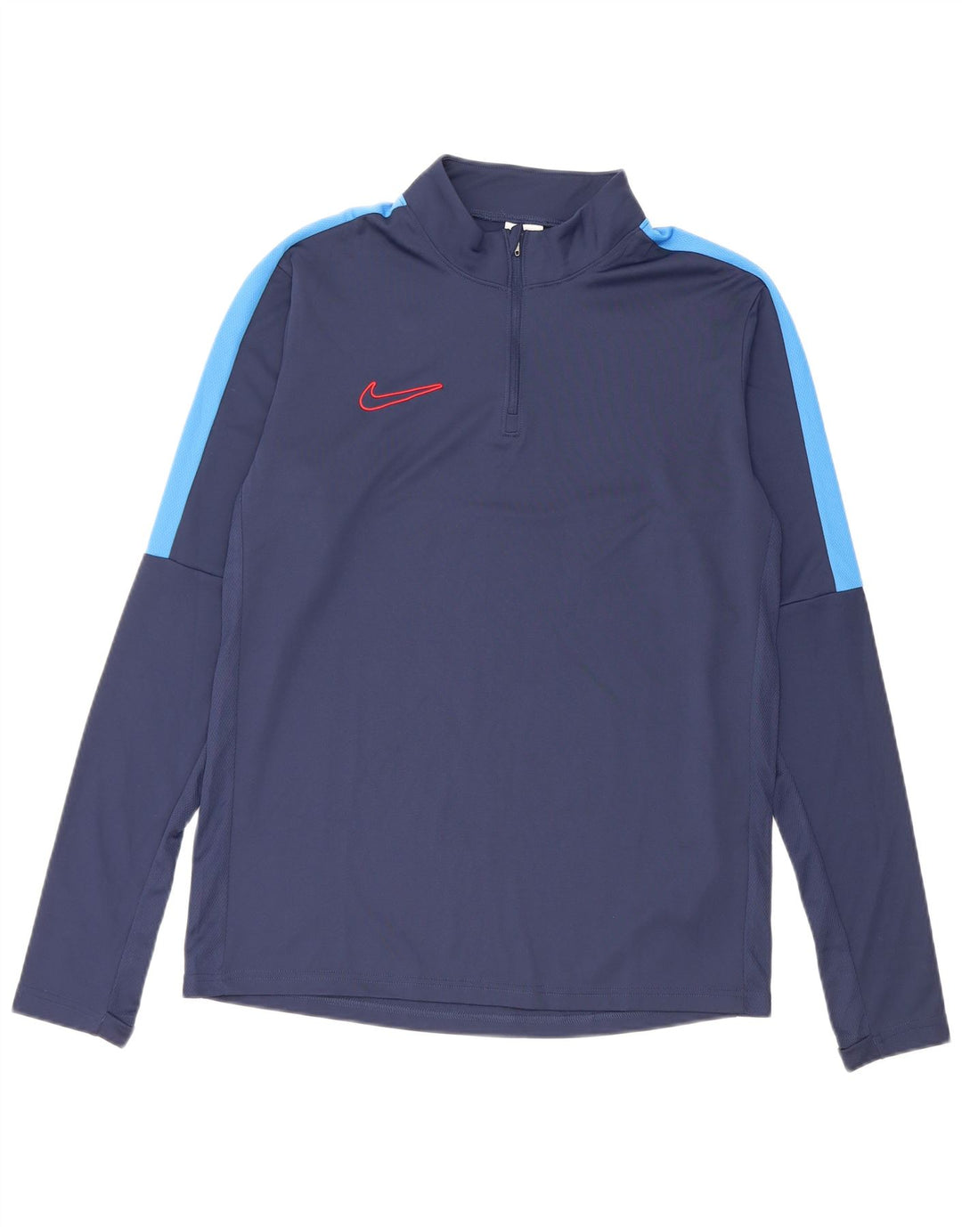 Мужской пуловер-спортивный костюм Nike Dri Fit, средний темно-синий с цветными блоками
