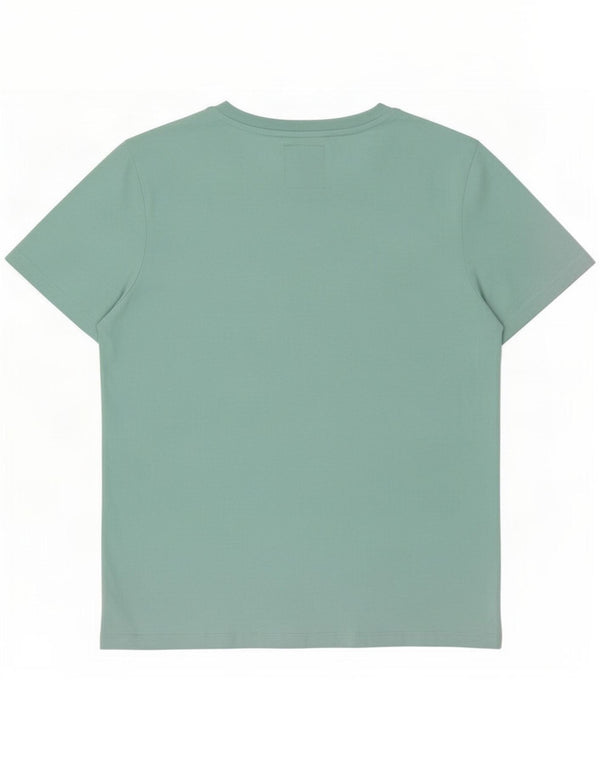 Женская футболка Superdry Top UK 14, большой бирюзовый хлопок