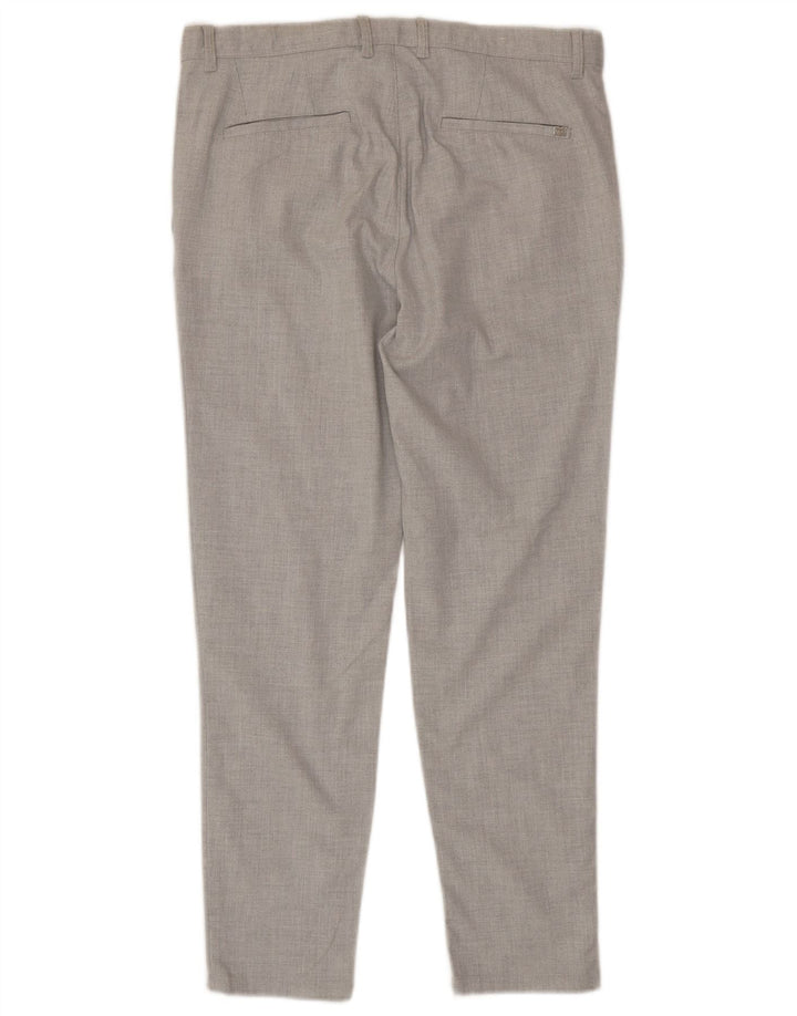 Мужские брюки-чиносы Zara Slim Fit EU 40 Medium W31 L29 Серый полиэстер