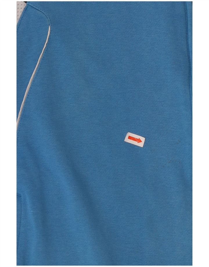 Мужской спортивный костюм ADIDAS, верхняя куртка, Великобритания, 40/42, средний синий, хлопок с цветными блоками