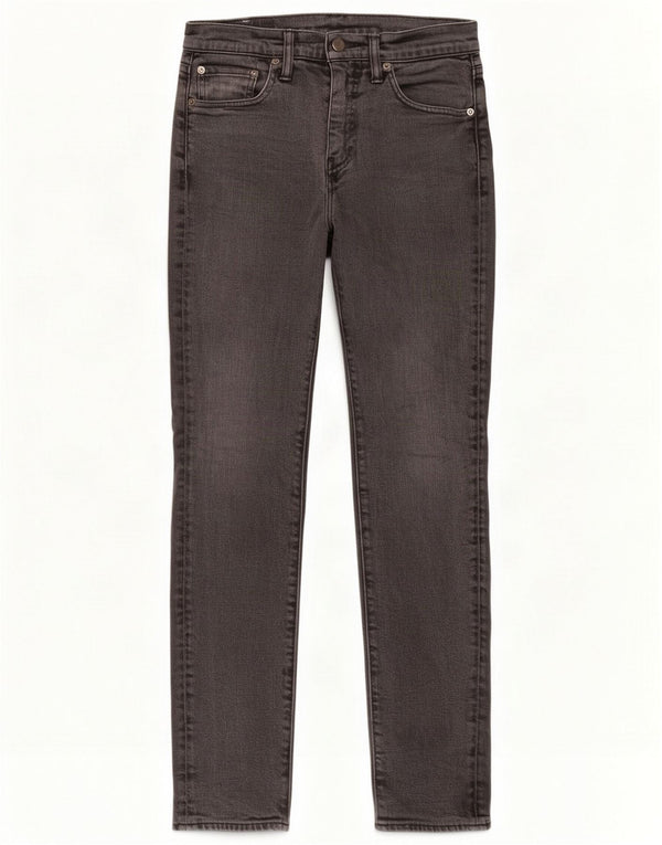 Levi's Mens 511 Slim Jeans W30 L32 Серый хлопок