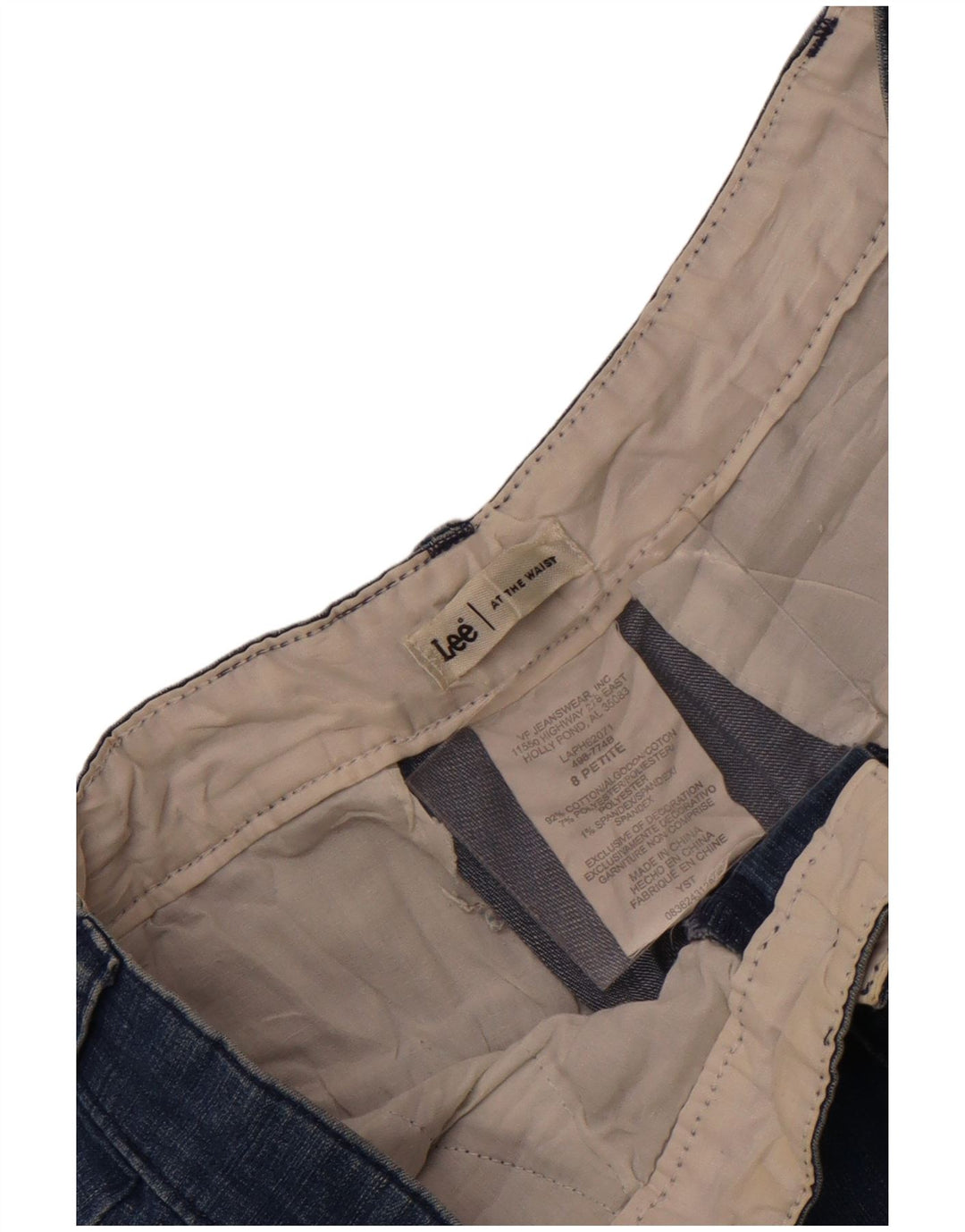 Женские капри Lee для миниатюрных размеров США 8, средние W30 L18, синие, хлопок