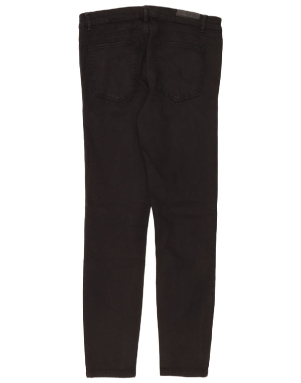 Женские джинсы скинни Zara Trafaluc EU 38, маленькие W28 L27, черный лиоцелл