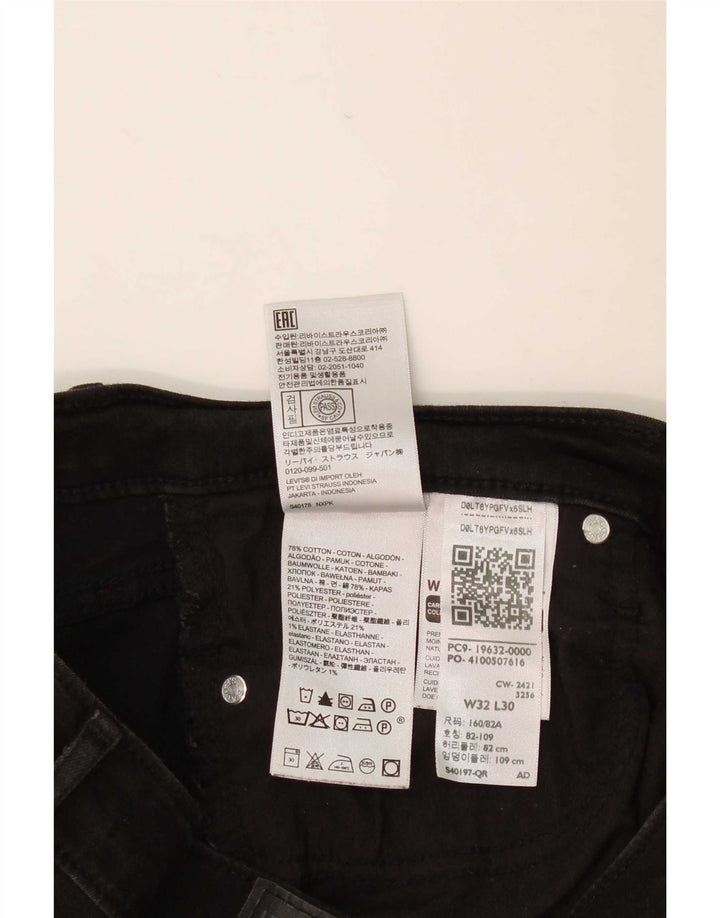 Женские джинсы Levi's 315 Shaping Bootcut W32 L30, черный хлопок