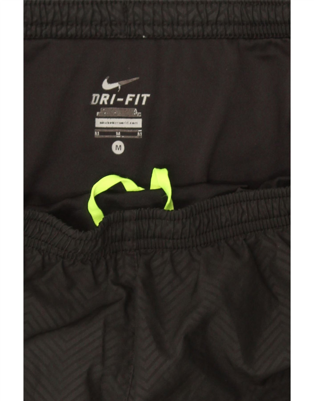 Женские спортивные шорты NIKE Dri Fit UK 14, средний черный с шевроном