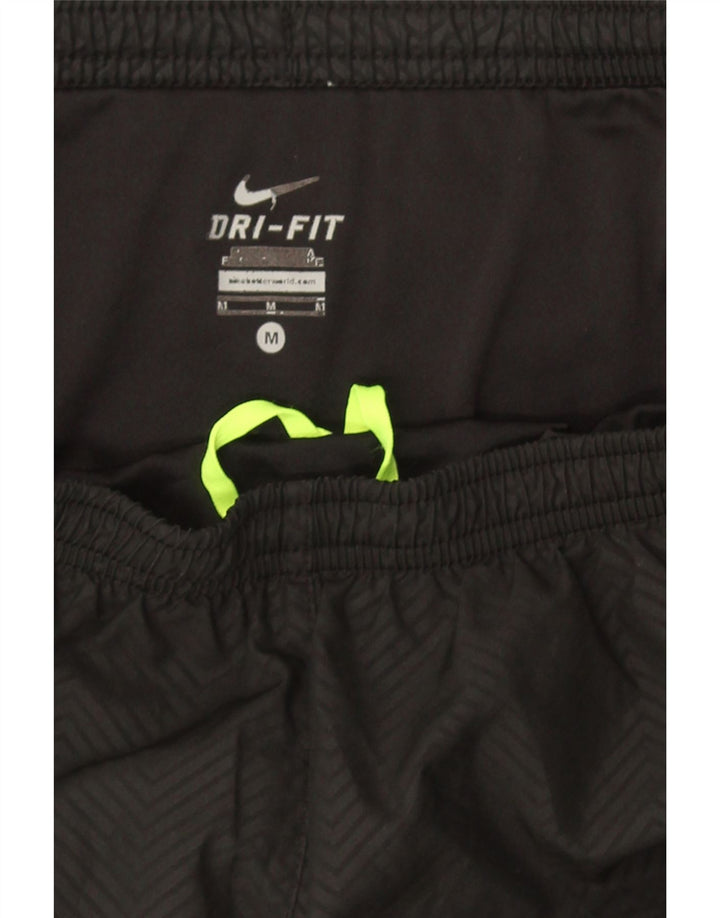 Женские спортивные шорты NIKE Dri Fit UK 14, средний черный с шевроном