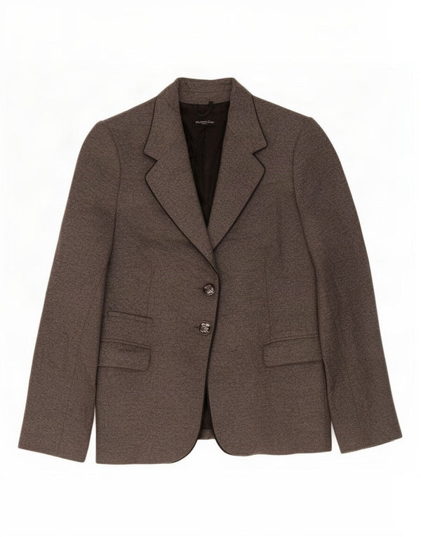 Женский пиджак Massimo Dutti на 2 пуговицах EU 44 XL, серая шерсть