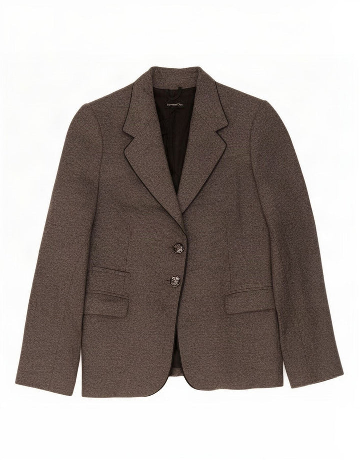 Женский пиджак Massimo Dutti на 2 пуговицах EU 44 XL, серая шерсть