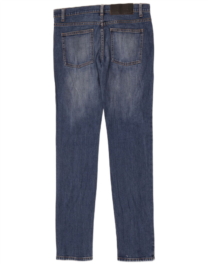 CHEAP MONDAY Мужские узкие джинсы W32 L34 Синий хлопок