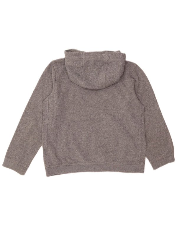 Джемпер с капюшоном стандартного кроя NIKE для мальчиков, 12–13 лет, большой размер, серый хлопок