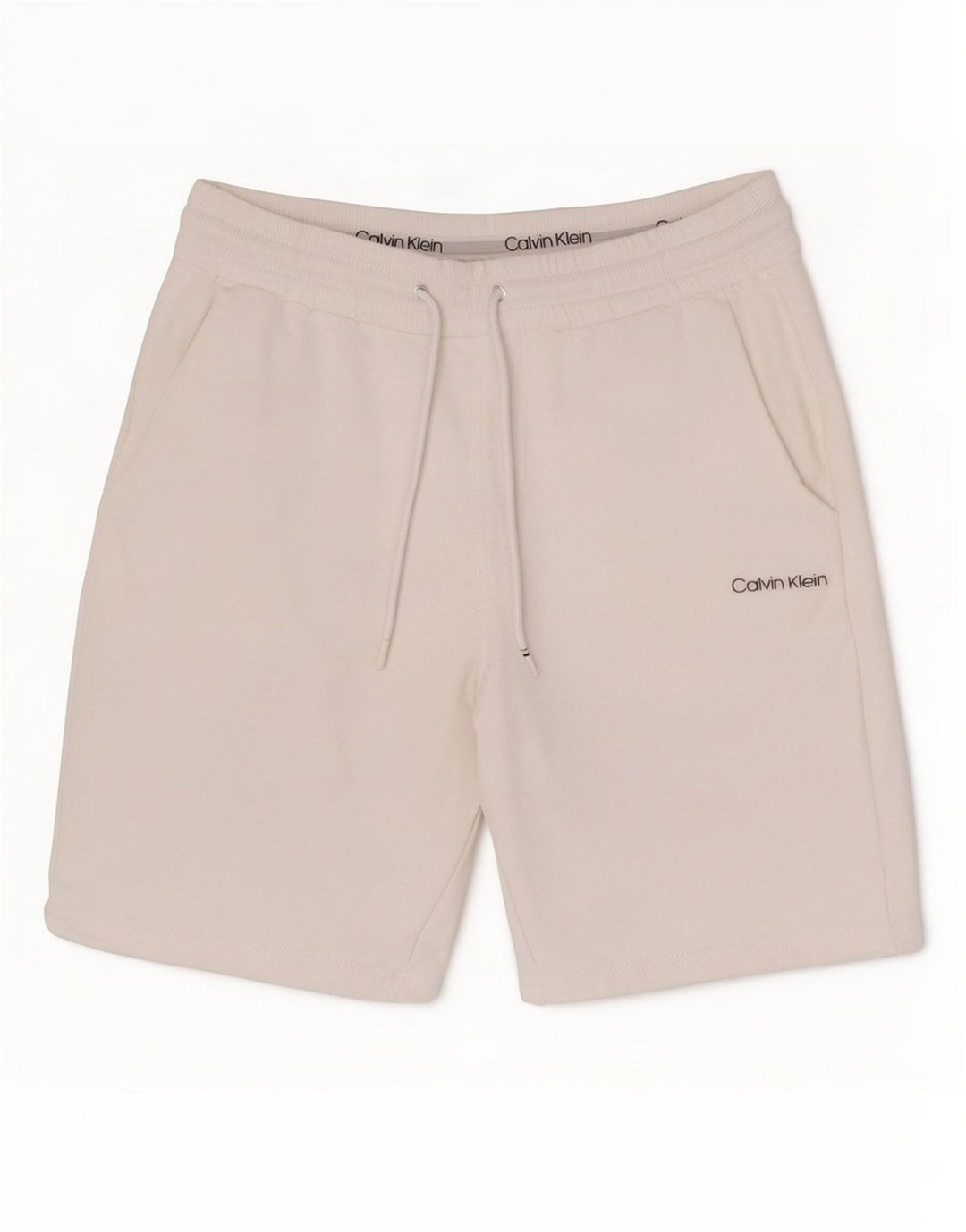 Мужские спортивные шорты Calvin Klein, большие белые хлопковые