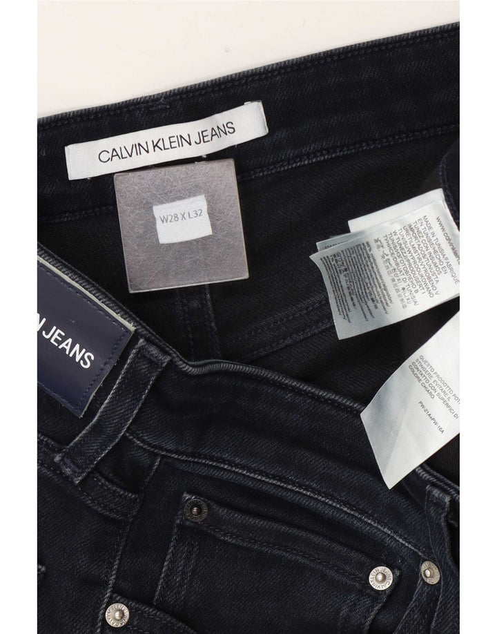 Мужские узкие джинсы Calvin Klein W28 L32, темно-синий хлопок