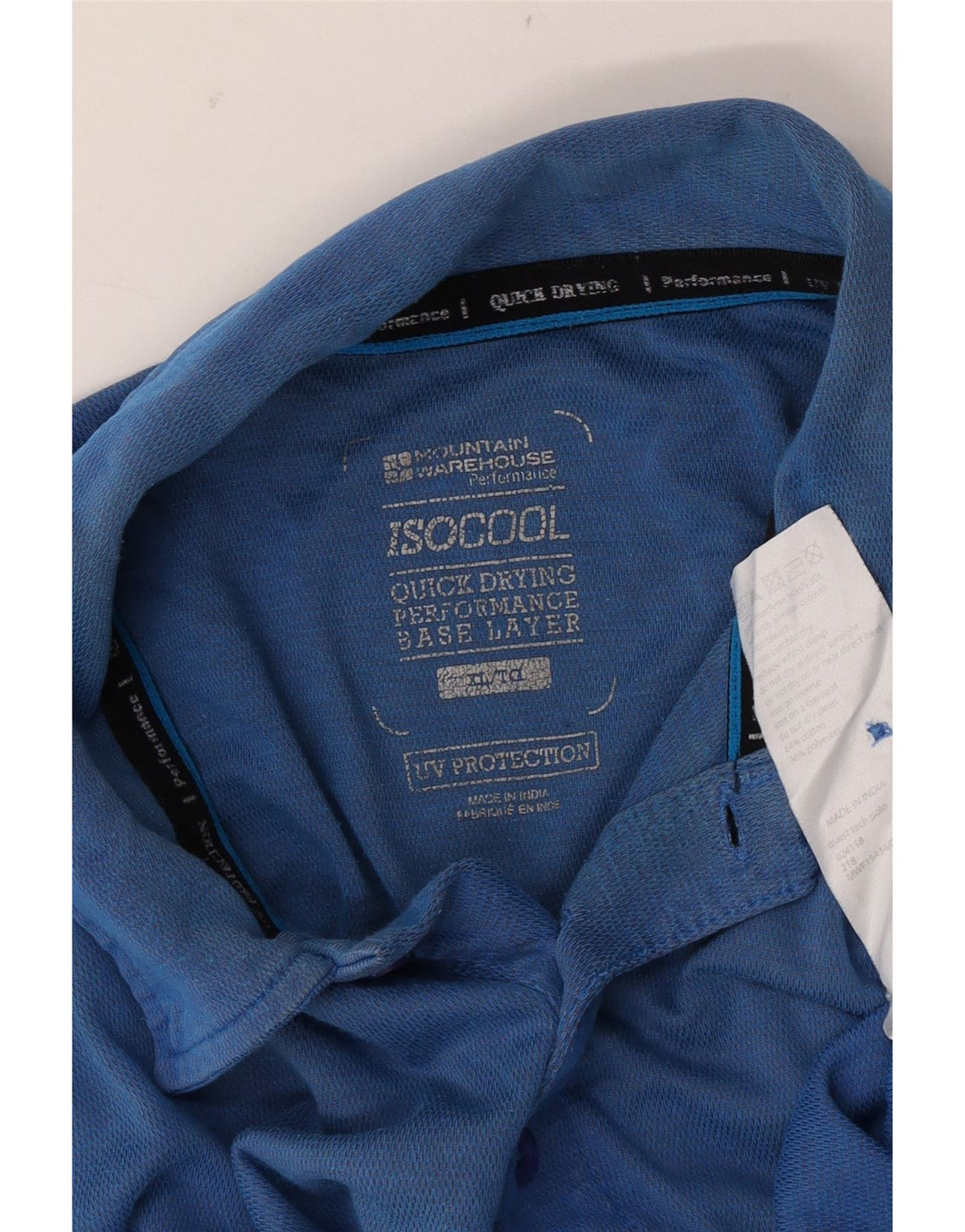 Мужская рубашка поло Mountain Warehouse IsoCool XL, синяя, хлопок